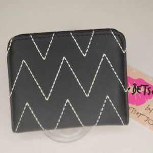 Betsey Johnson - Luv Betsey - Black Chevron Wallet - NWT